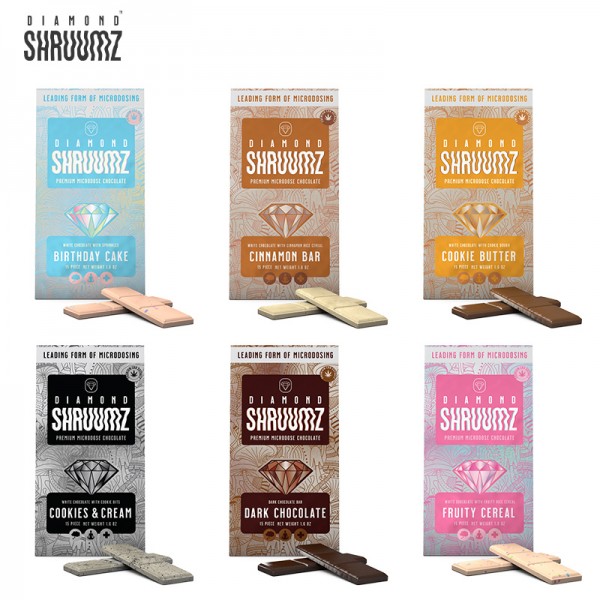 DIAMOND SHRUUMZ CHOCOLATE BAR 10CT/PK