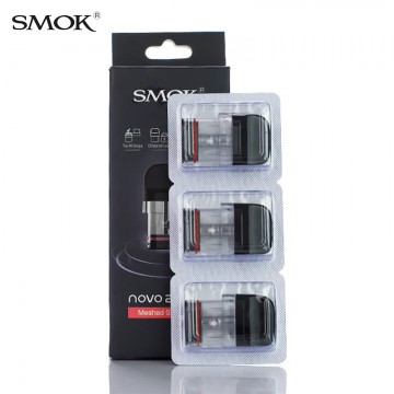 SMOK NOVO 2X MESHED MTL REPLACEMENT PODS 3CT/PK
