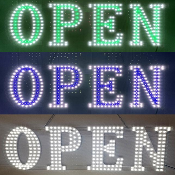 LED OPEN SMALL 10X30 SIGN