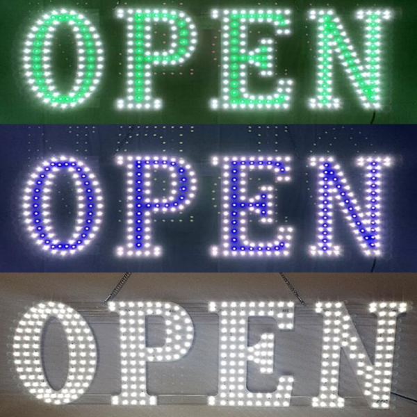 LED OPEN SMALL 10X30 SIGN