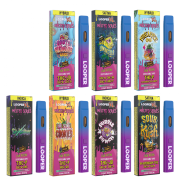 LOOPER XL MELTED SERIES DISPOSABLE VAPE 3GM/5CT/PK