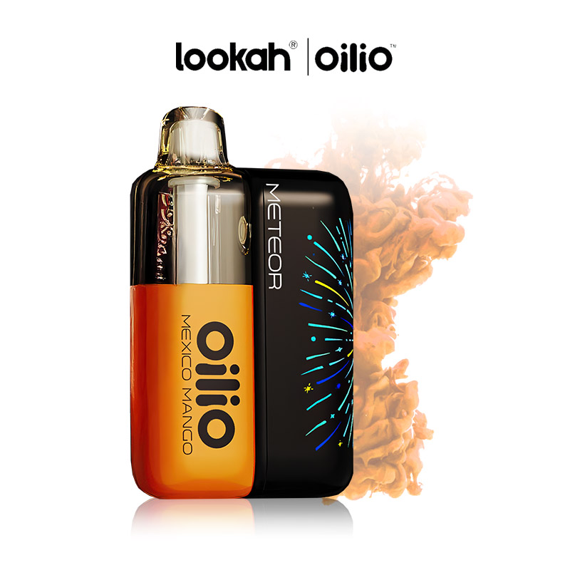 OILIO METEOR POWERED BY LOOKAH 35000 PUFFS DISPOSABLE VAPE KIT 5CT/DISPLAY