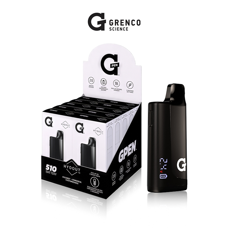 G PEN HYDOUT BLACK CARTRIDGE VAPE BATTERY 10CT/DISPLAY