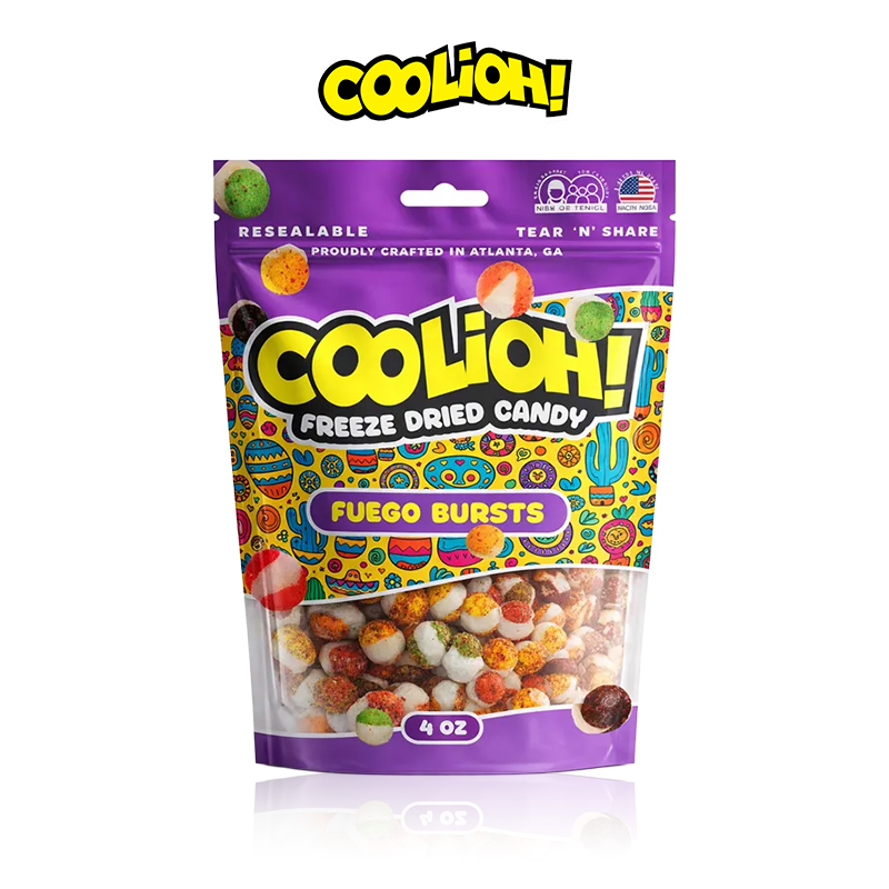COOLIOH FREEZE DRIED CANDY 68GM/6CT/PK