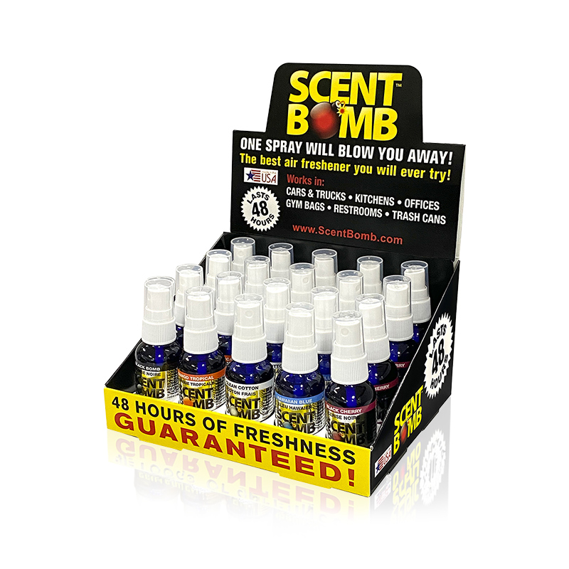 SCENT BOMB AIR FRESHENER 20CT/DISPLAY