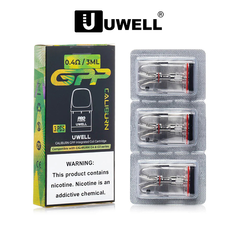 UWELL CALIBURN GPP REPLACEMENT PODS 3ML/3CT/PK