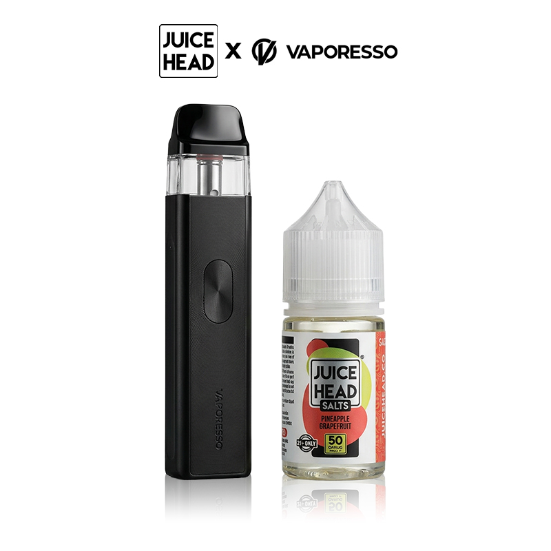 JUICE HEAD X VAPORESSO XROS 4 MINI POD SYSTEM KIT & 50mg/30mL E-LIQUID
